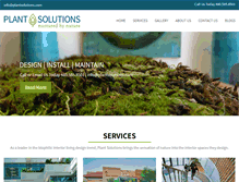 Tablet Screenshot of plantsolutions.com